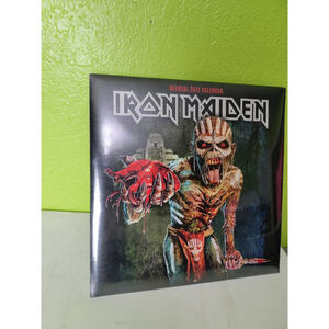 Iron Maiden 2017 Official 18 Month Calendar - Eddie The Book Of Souls New Sealed